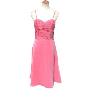 Bubblegum pink Da Vinci A-Line Tea Length Dress